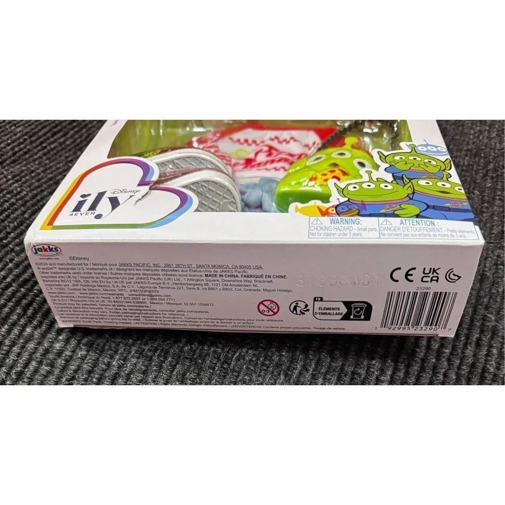 New! DISNEY ILY 4EVER MONSTERS INC SULLEY‎ FASHION PACK Pizza Planet Aliens
